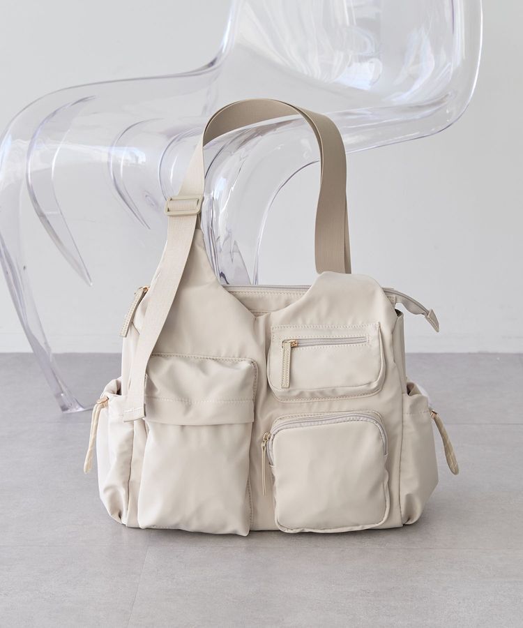Green Parks「【10ポケBag】収納アドバイザー監修アウトポケットトート」|トートバッグ|