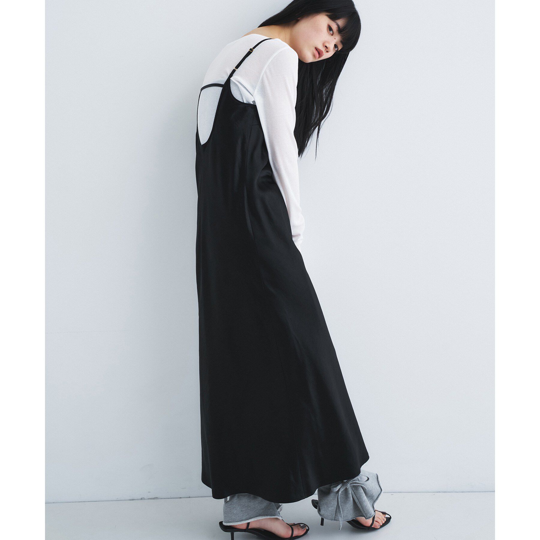 CODE A「satin cami dress」|ワンピース|
