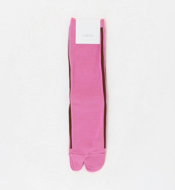 ODETTE E ODILE「＜tabito＞07 Line Socks」|ソックス|PINK