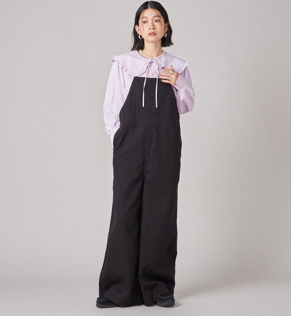 SHIPS for women「SHIPS NINE CASE:〈手洗い可能〉ビッグ カラー ブラウス」|シャツ・ブラウス|