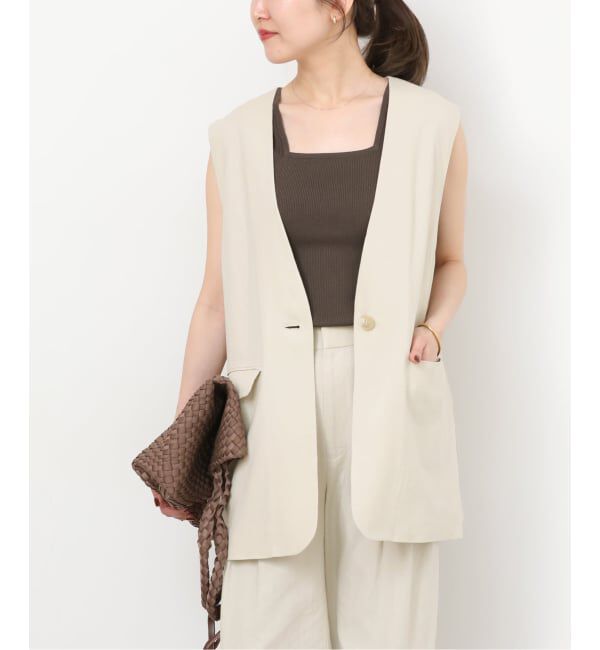 JOURNAL STANDARD relume「［手洗い可］リネンフィールノーカラージレ」|その他|