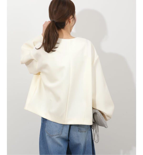 JOURNAL STANDARD relume「ノーカラーコクーンブルゾン」|ノーカラーコート|