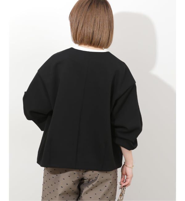 JOURNAL STANDARD relume「ノーカラーコクーンブルゾン」|ノーカラーコート|