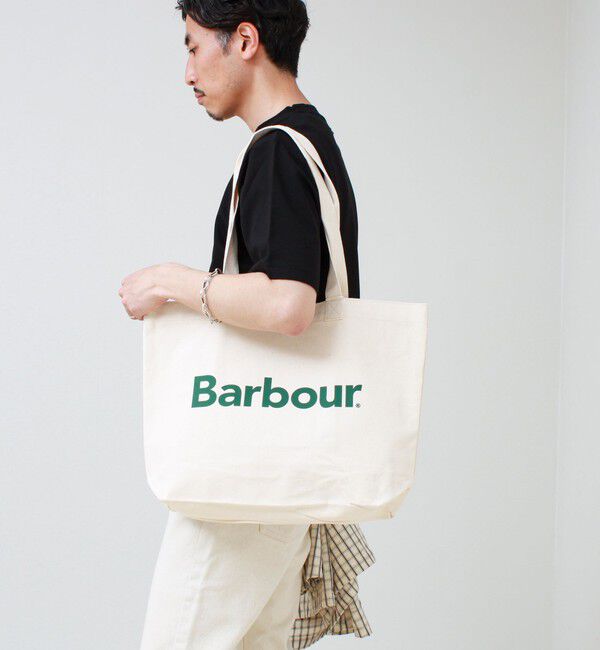 GLOSTER「【BARBOUR/バブアー】LOGO TOTE BAG ロゴトートバッグ」|トートバッグ|