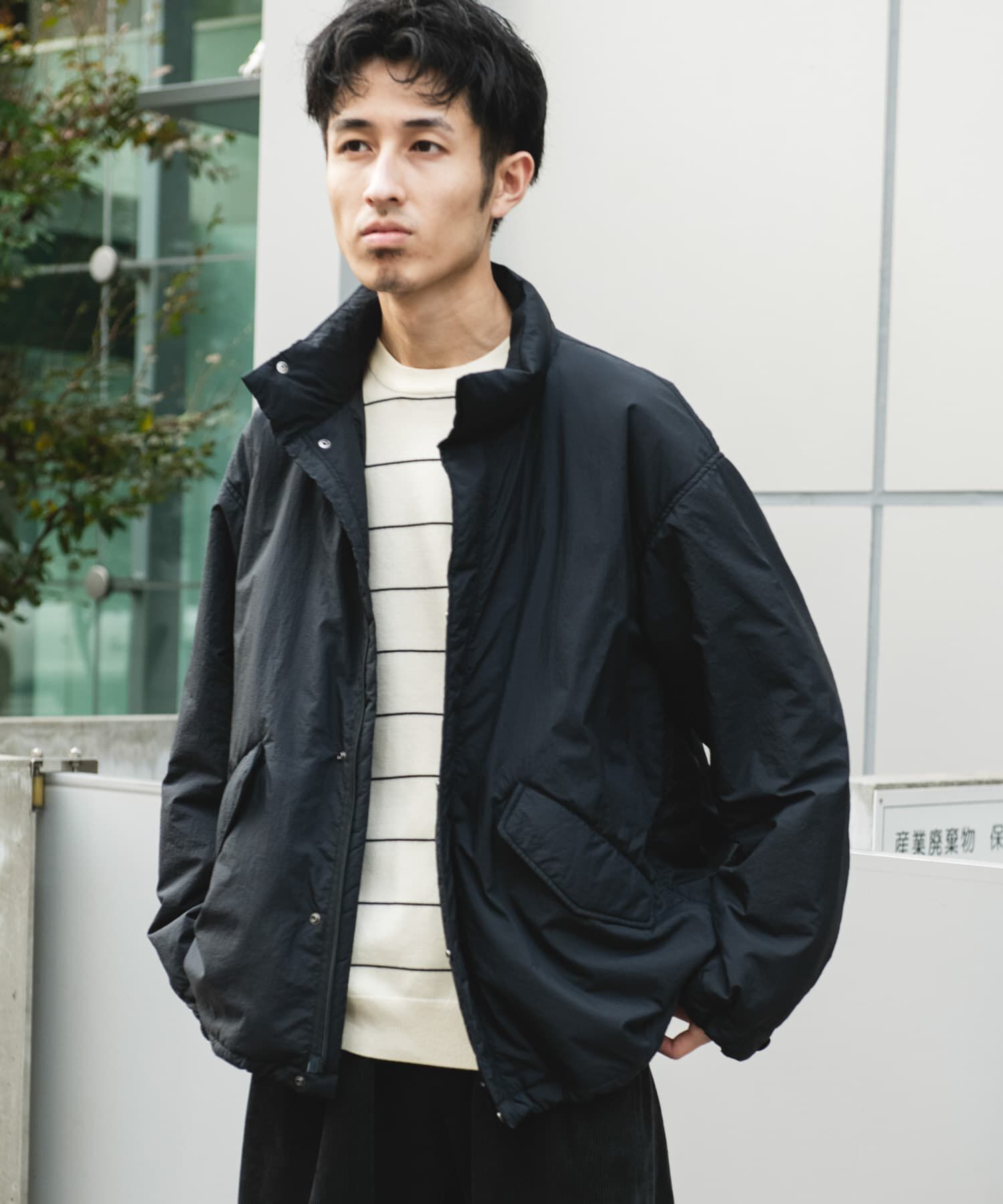 URBAN RESEARCH DOORS「中綿ショートモッズコート」|ミリタリー・モッズコート|