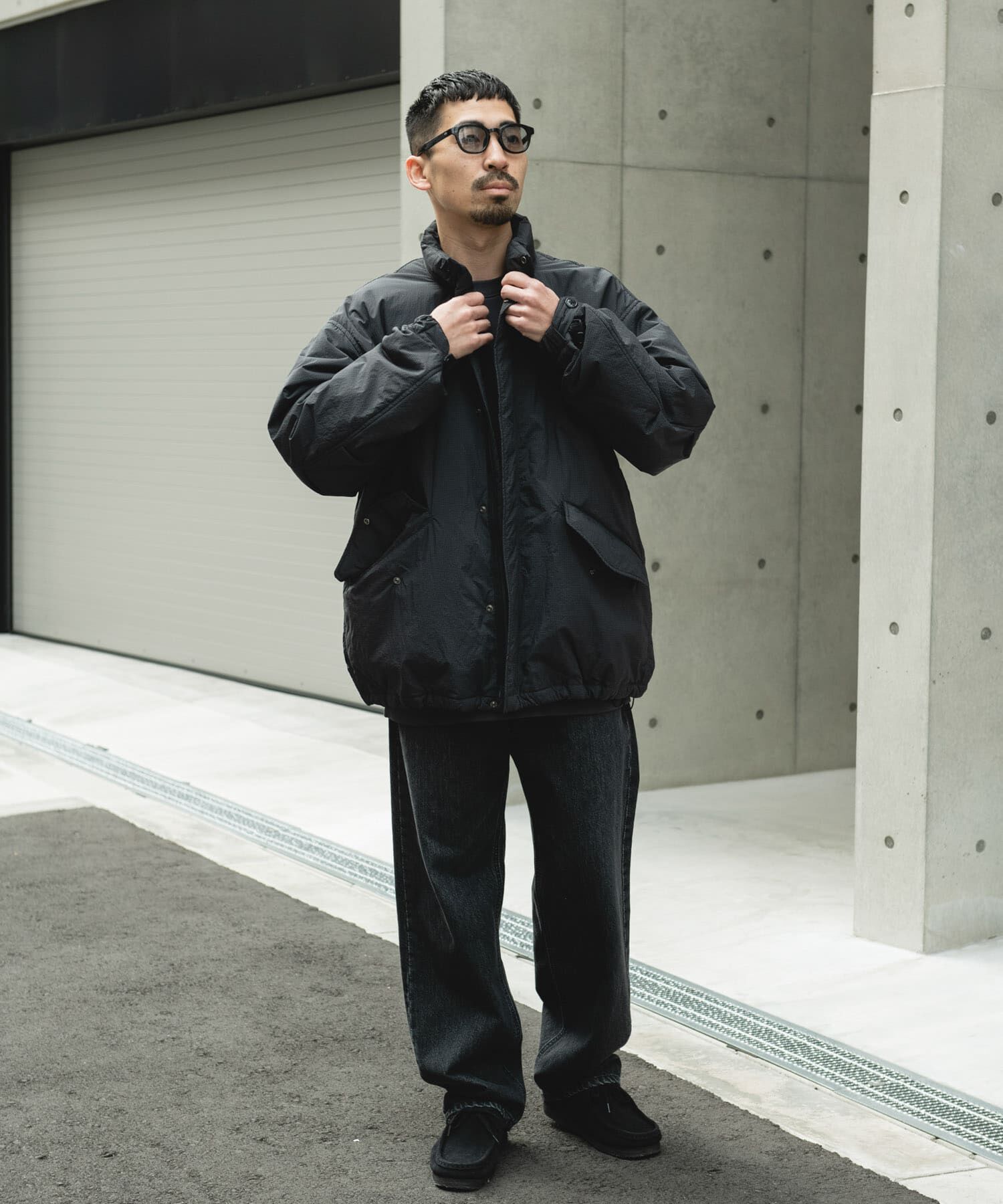URBAN RESEARCH DOORS「中綿ショートモッズコート」|ミリタリー・モッズコート|