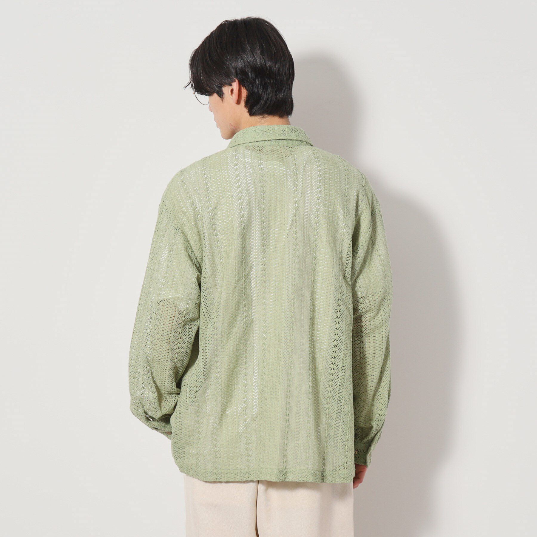 THE SHOP TK「レースシャツ+半袖Tシャツ セットアイテム」|シャツ・ブラウス|