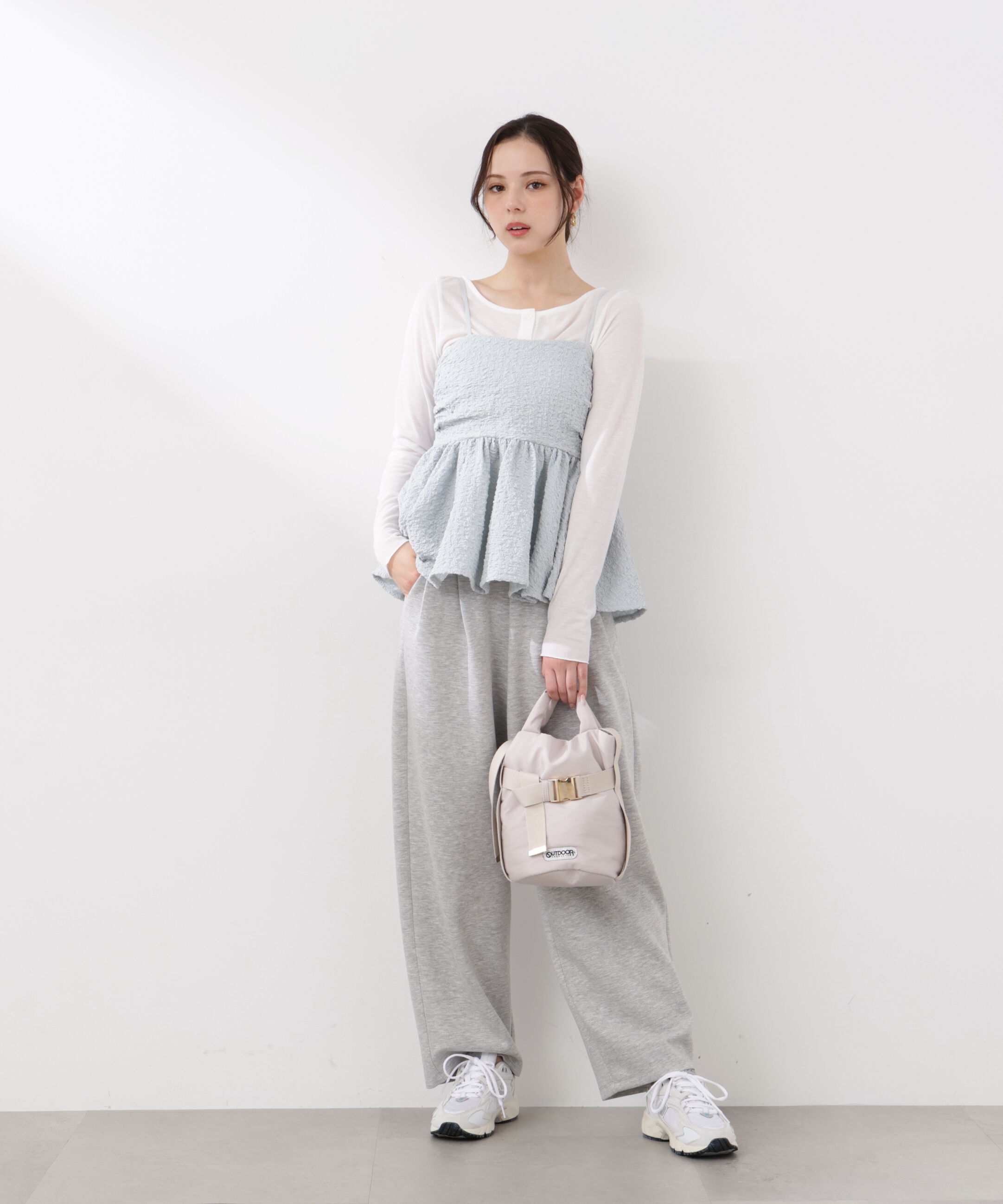 PROPORTION BODY DRESSING「〈a/mie〉膨れジャガードビスチェ　26SS」|シャツ・ブラウス|