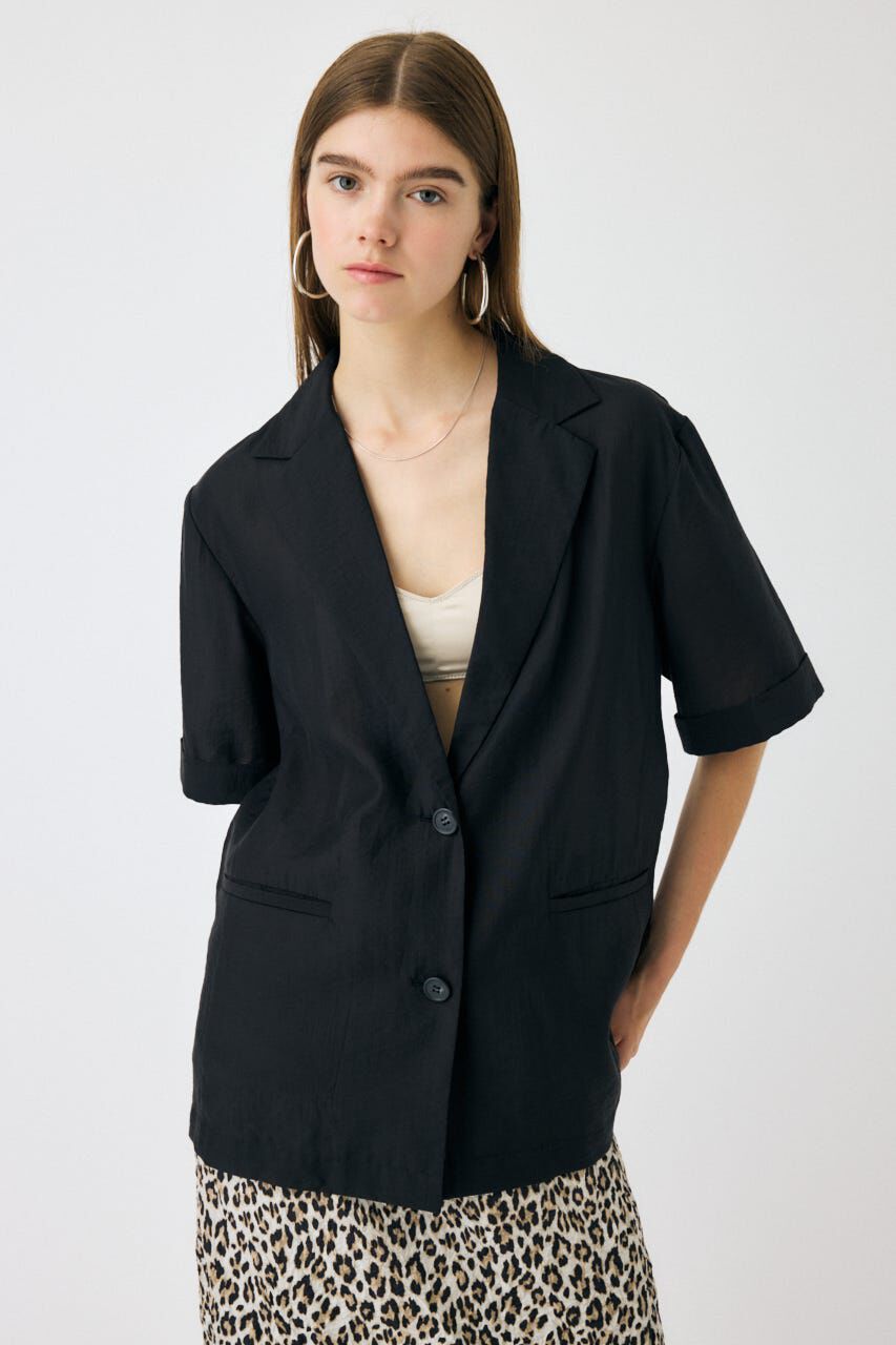 MOUSSY「MIDDLE SLEEVE シアージャケット」|その他|BLK