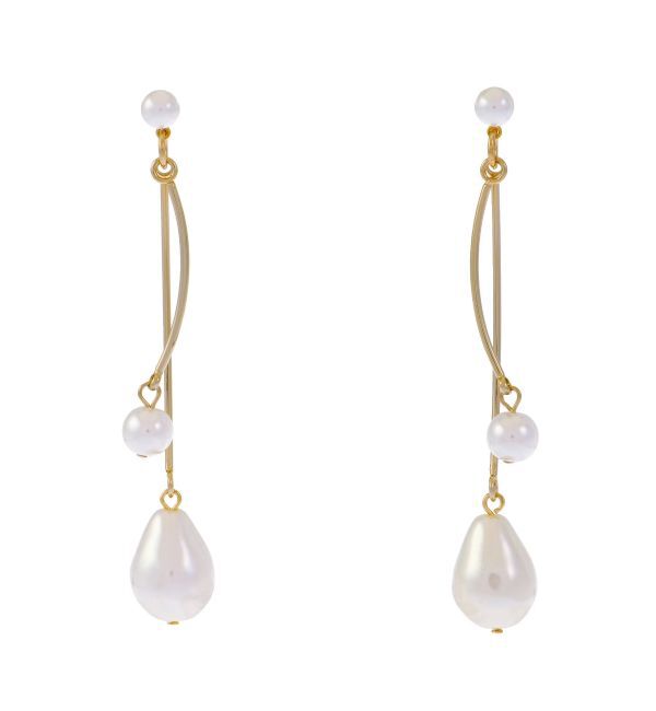 LAGUNAMOON「LADYフェイクパールチェリーピアス」|ピアス|