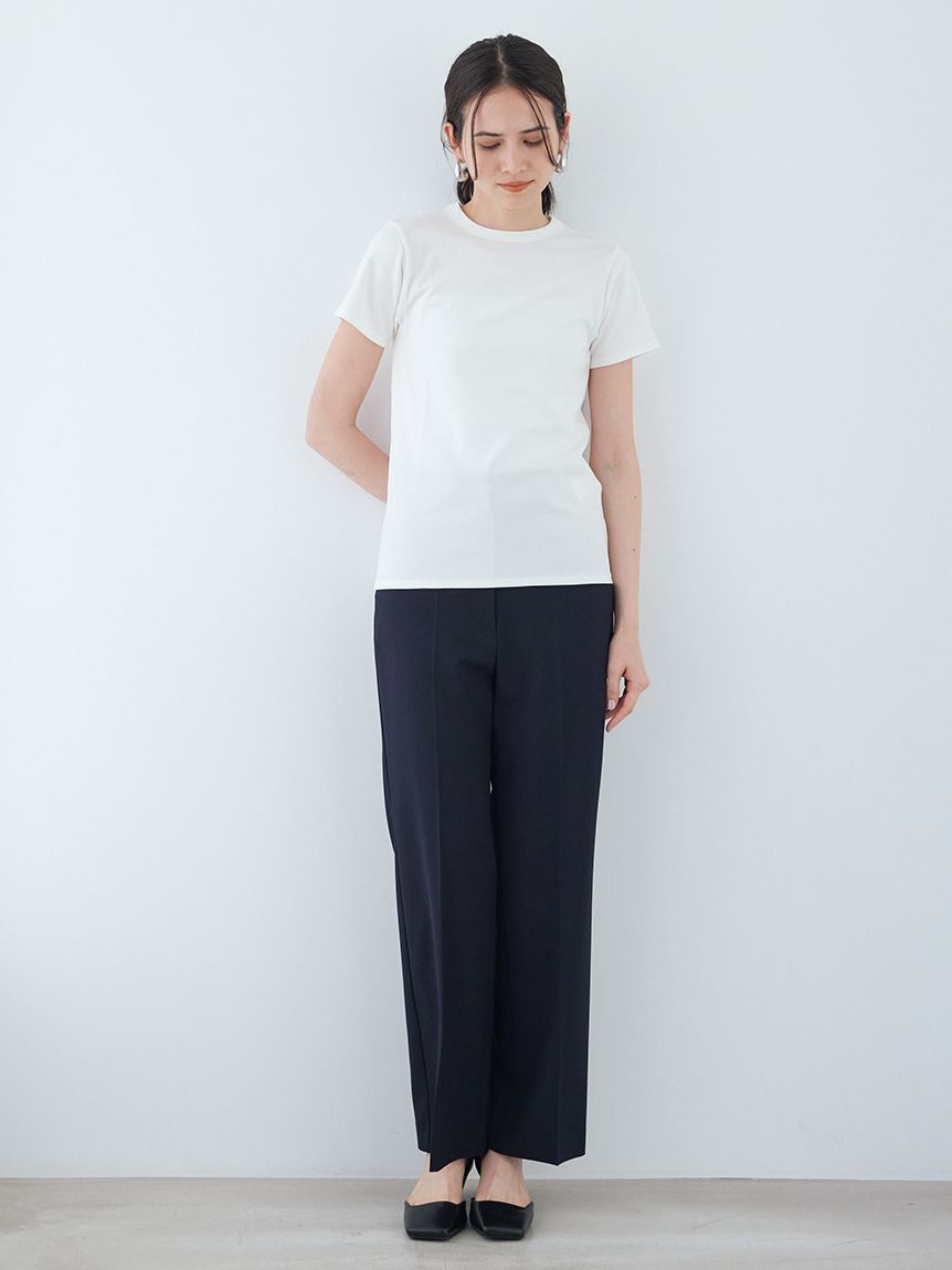 Mila Owen「ソフトタッチ半袖Ｔシャツ」|Tシャツ・カットソー|