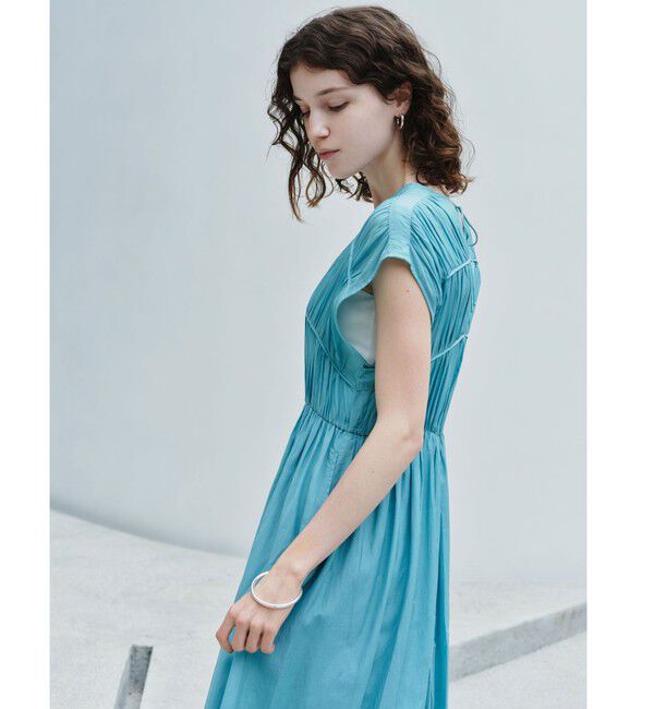 UNITED ARROWS green label relaxing「ティアード ギャザー ワンピース」|ワンピース|