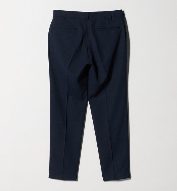 BEAUTY&YOUTH UNITED ARROWS「ピンヘッド ポリエステル ノープリーツ スリム パンツ NO.1 セットアップ対応可能」|チノ|
