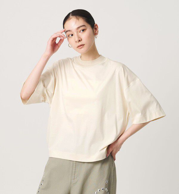 BEAUTY&YOUTH UNITED ARROWS「コットン オーバーサイズ フォルム Tシャツ」|Tシャツ・カットソー|