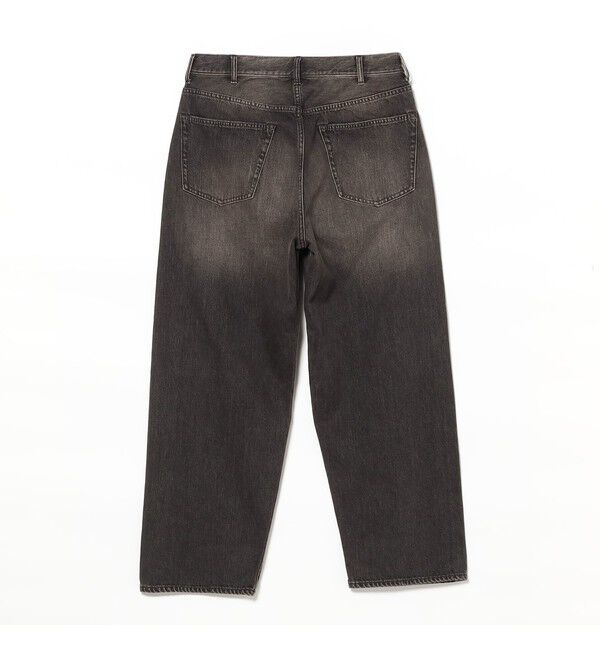 BEAMS「BEAMS｜Wide Denim Pants｜5ポケット ヴィンテージディテール｜スピンドル仕様 ベルトレス」|デニム|