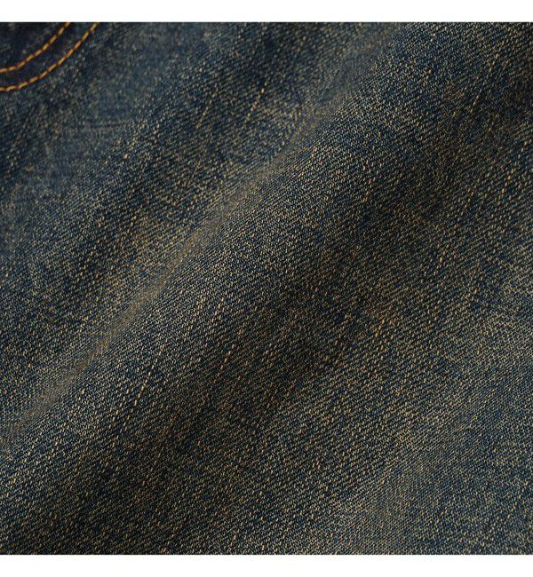 BEAMS「BEAMS｜Wide Denim Pants｜5ポケット ヴィンテージディテール｜スピンドル仕様 ベルトレス」|デニム|
