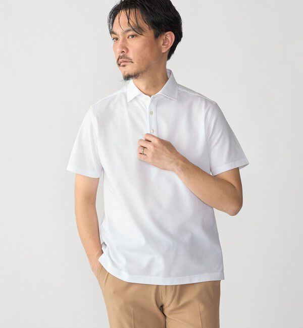 SHIPS「SHIPS:〈FUNCTION〉I Cotoni di Albini ショート スリーブ ポロシャツ」|ポロシャツ|