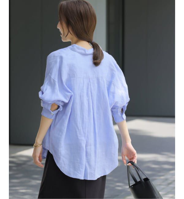 JOURNAL STANDARD relume「《追加 / 新色》カラーリネンオーバーサイズシャツ」|シャツ・ブラウス|