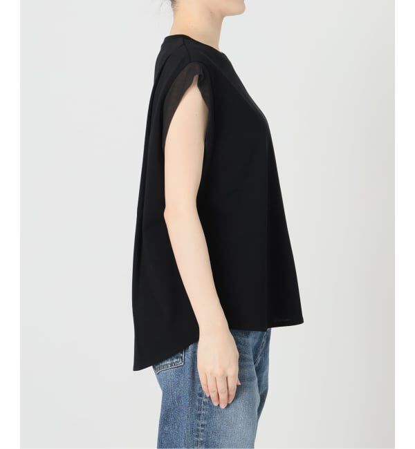 Spick and Span「オーガンジーコンビルーズプルオーバー」|Tシャツ・カットソー|