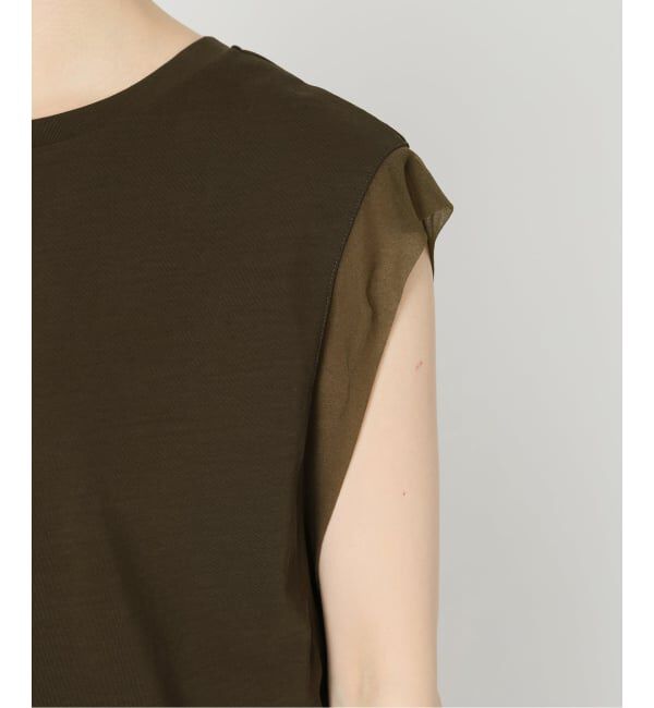 Spick and Span「オーガンジーコンビルーズプルオーバー」|Tシャツ・カットソー|