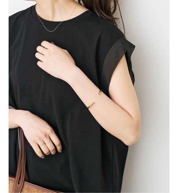 Spick and Span「オーガンジーコンビルーズプルオーバー」|Tシャツ・カットソー|