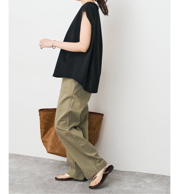 Spick and Span「オーガンジーコンビルーズプルオーバー」|Tシャツ・カットソー|
