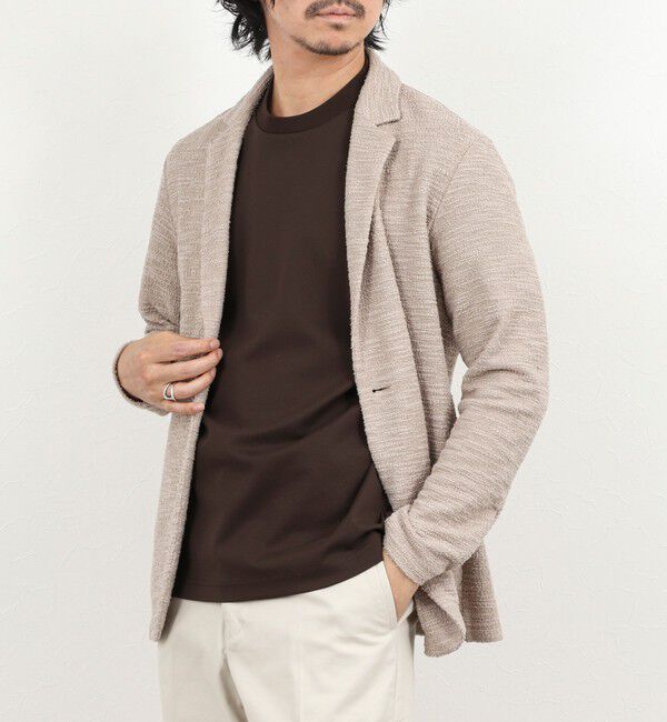 NOLLEY'S goodman「《ビジカジ対応》超長綿ハイゲージポンチ ジャケットTシャツ 26SS」|Tシャツ・カットソー|