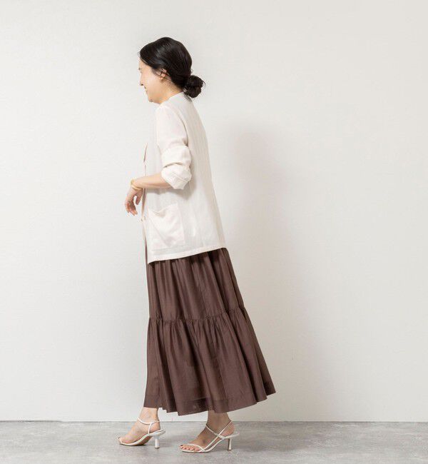 NOLLEY'S sophi「ウォッシャブルシアーローンティアード2WAYワンピース」|ワンピース|