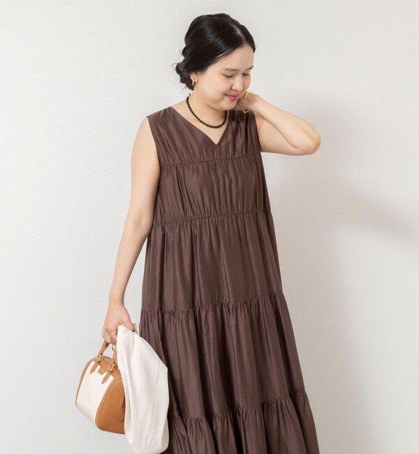 NOLLEY'S sophi「ウォッシャブルシアーローンティアード2WAYワンピース」|ワンピース|
