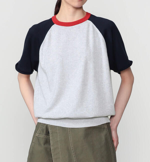  「RYE TENDER | コットン ラグランスリーブTシャツ WOMEN」|ニット・セーター|