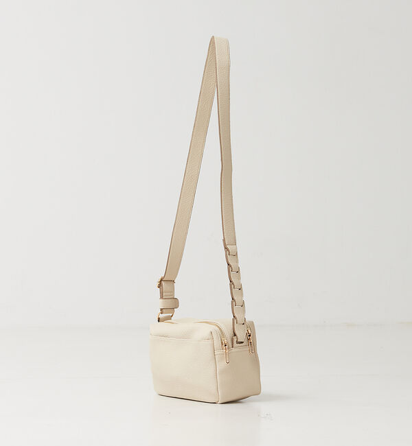 LOWELL things「【TVドラマ使用商品】Frec/WファスナースクエアショルダーBAG」|ショルダー・メッセンジャー|