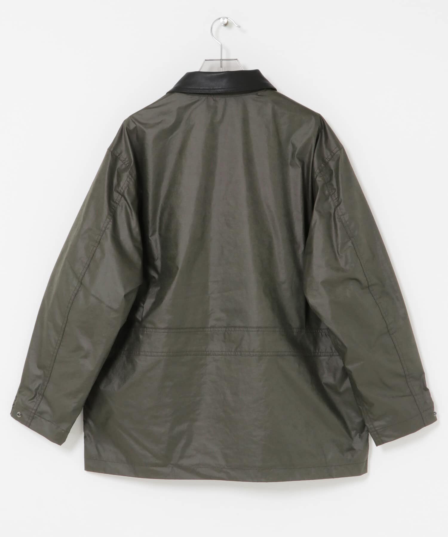 URBAN RESEARCH「NYLON HUNTING JACKET」|ノーカラーコート|