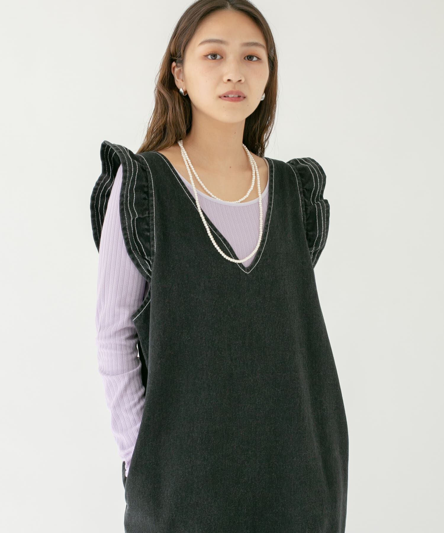  「2WAYテレコプルオーバー」|Tシャツ・カットソー|パープル系その他