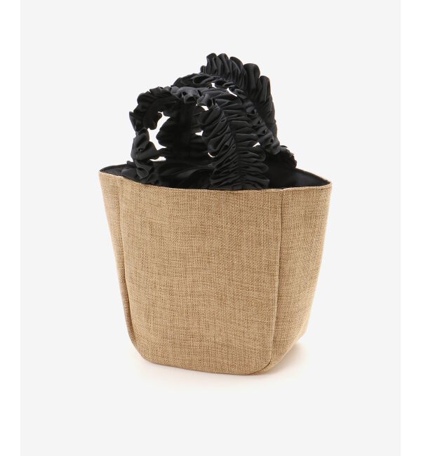  「FRILL HANDLE ROUND TOTE」|トートバッグ|