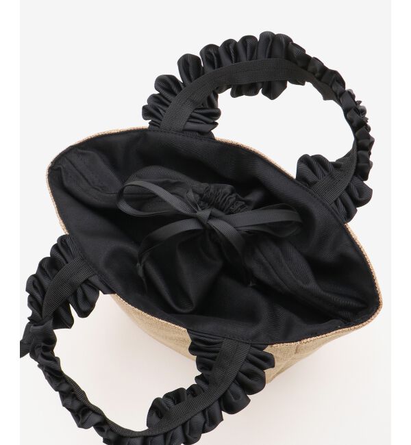  「FRILL HANDLE ROUND TOTE」|トートバッグ|