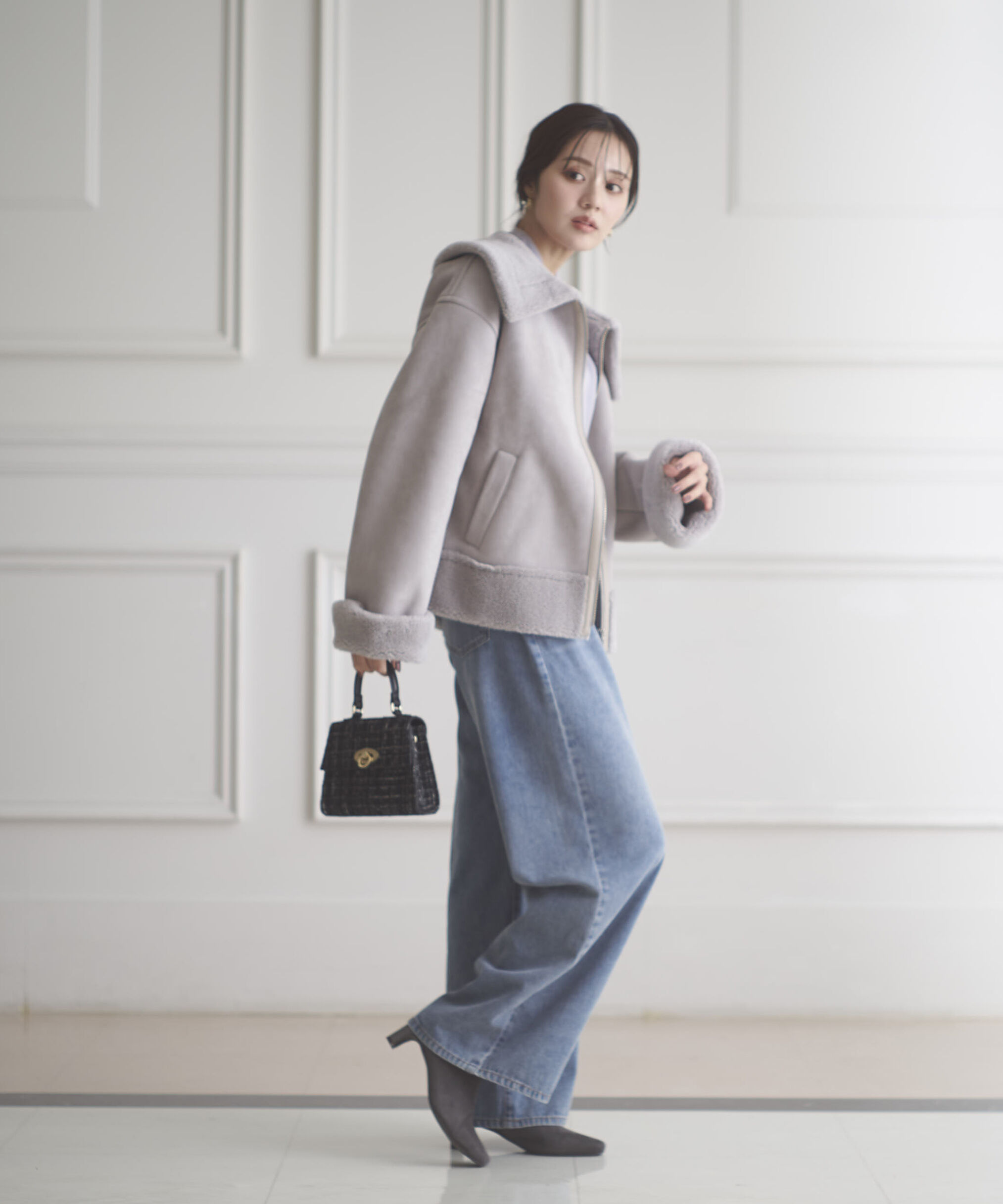 PROPORTION BODY DRESSING「フェイクムートン 25AW」|ブルゾン・スタジャン|