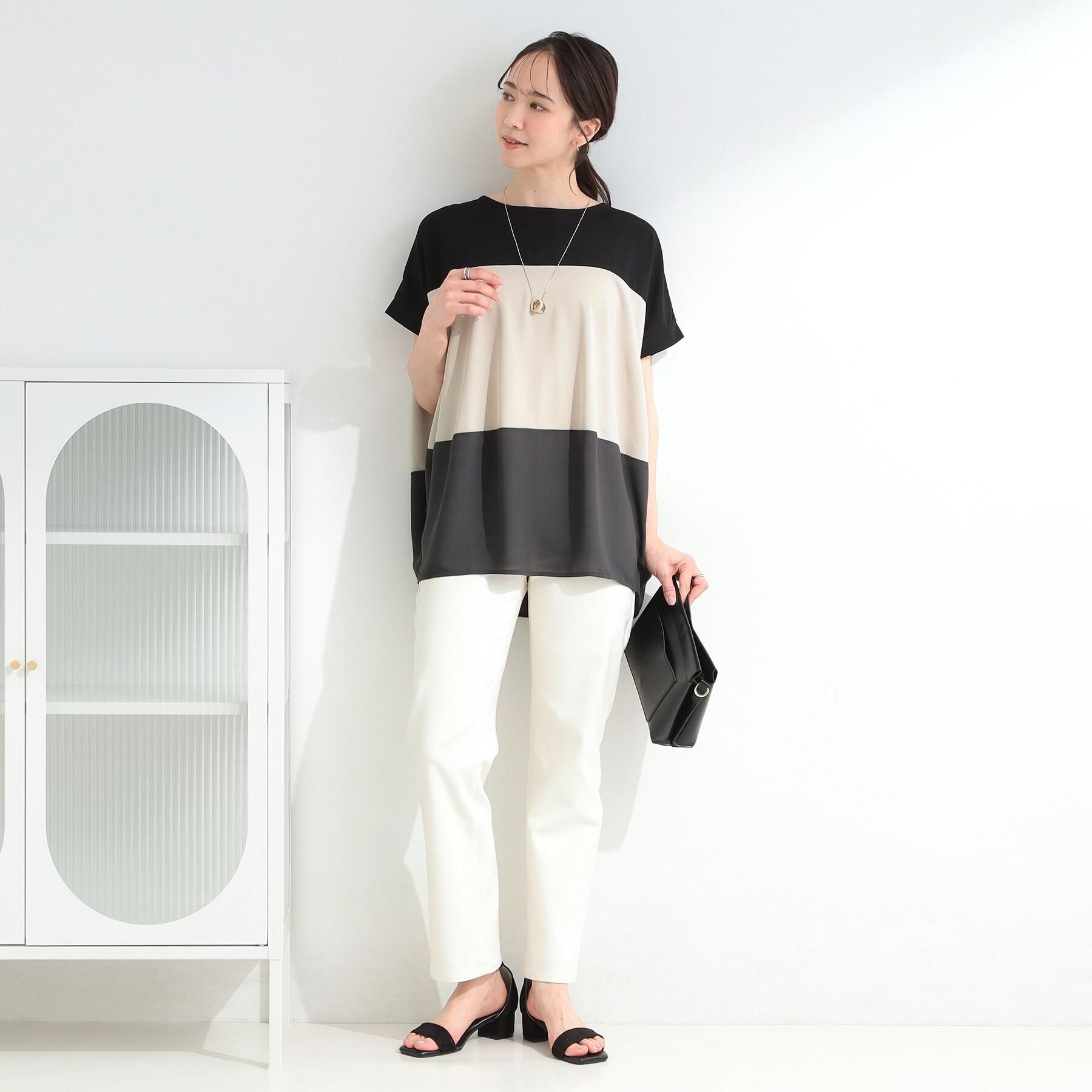 SHOO･LA･RUE「【SHOO・LA・RUE DENIM】大人のきれいめカジュアルに デニムテーパードパンツ」|デニム|
