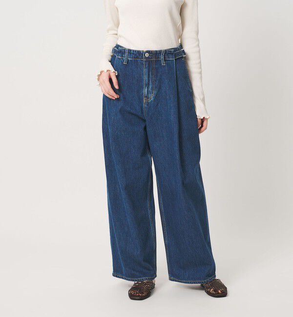 BEAUTY&YOUTH UNITED ARROWS「コットン サイドベルト ワイドパンツ」|その他|