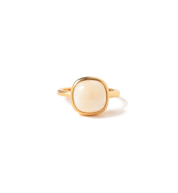 Demi-Luxe BEAMS 「【別注】Fruitsjolie / ホワイトアゲート リング」|その他|WHITE
