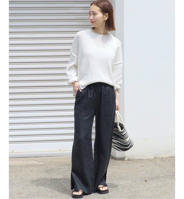 JOURNAL STANDARD relume「《追加2》麻スリットイージーパンツ」|その他|