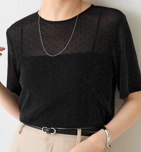  「シアードットチュールカットソー」|Tシャツ・カットソー|