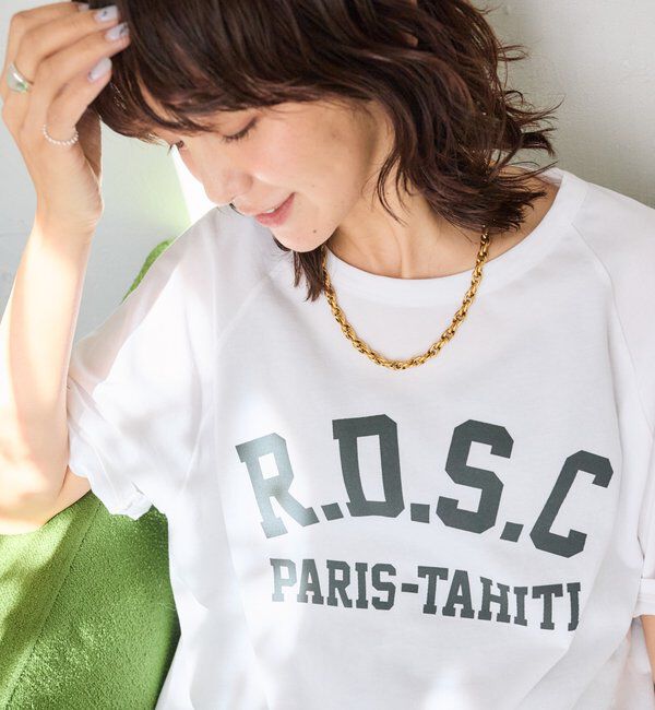  「【Yossshiiii企画/6色展開/ひんやりタッチ】R.D.S.CロゴTee」|Tシャツ・カットソー|ホワイト