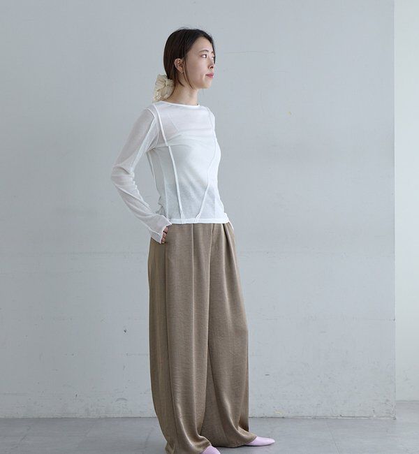  「シアーテレコカットソー」|Tシャツ・カットソー|