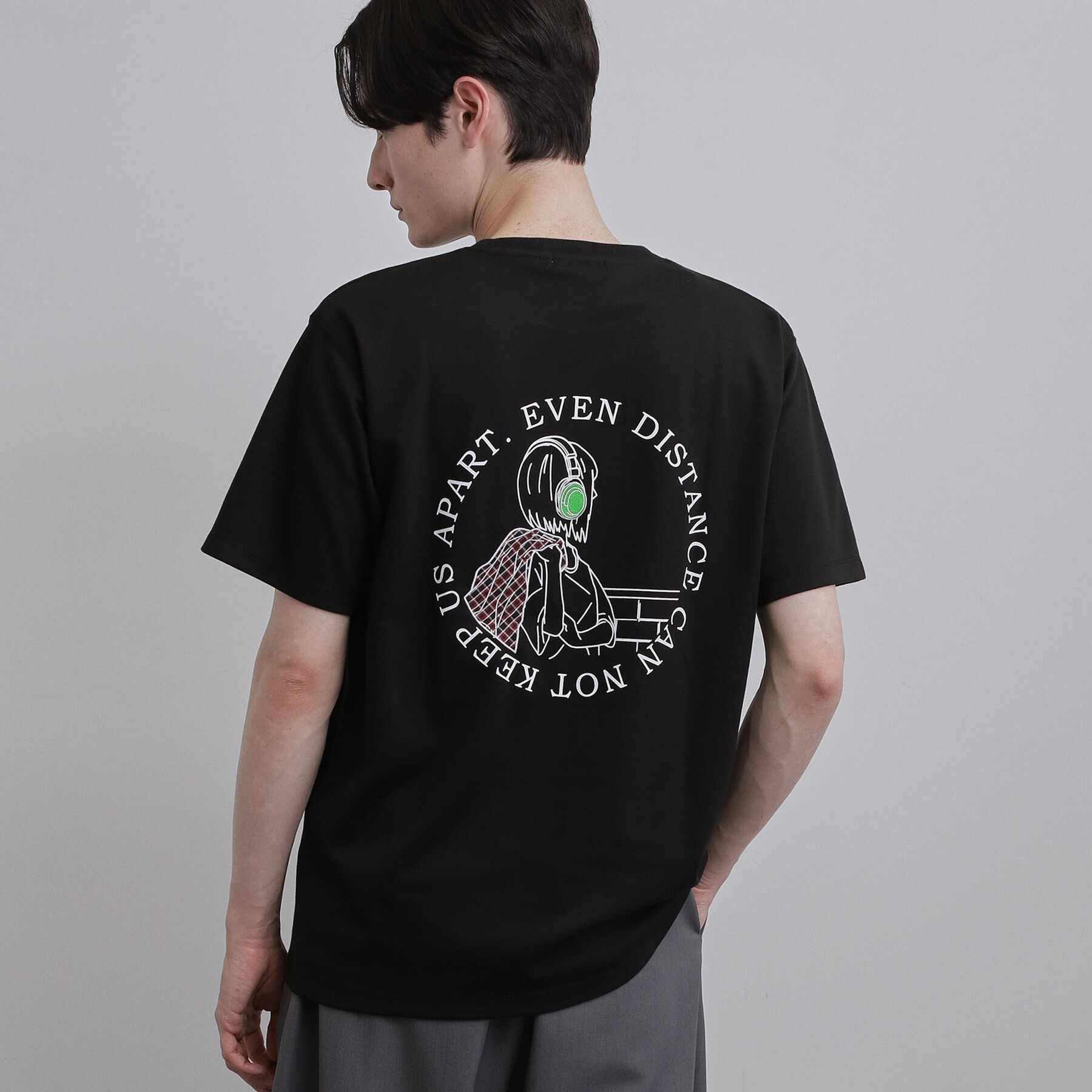 tk.TAKEO KIKUCHI「GIRLバックＴシャツ」|Tシャツ・カットソー|ブラック(019)