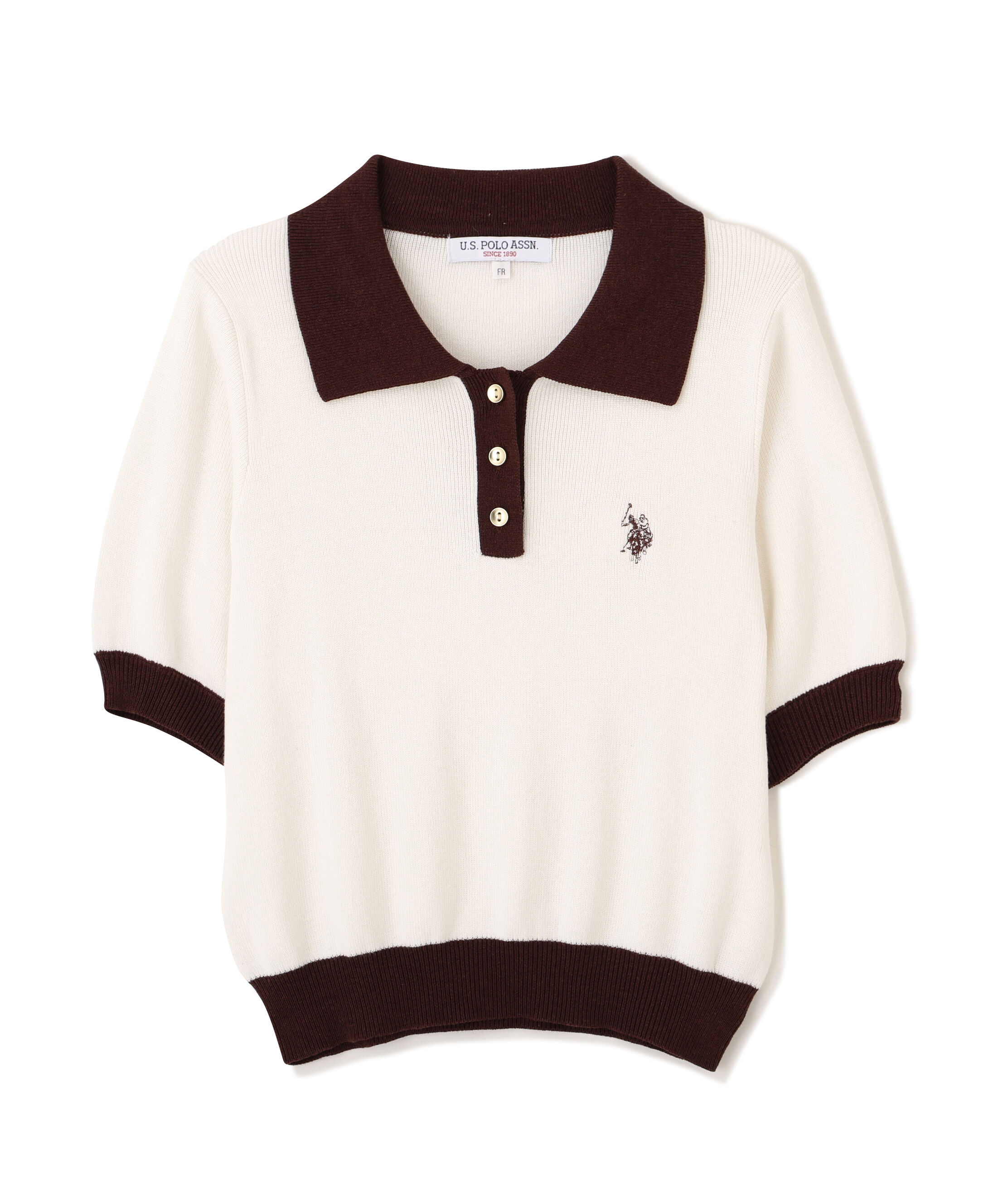  「U.S. POLO ASSN./ユーエスポロアッスン別注／金釦ポロニット」|ニット・セーター|