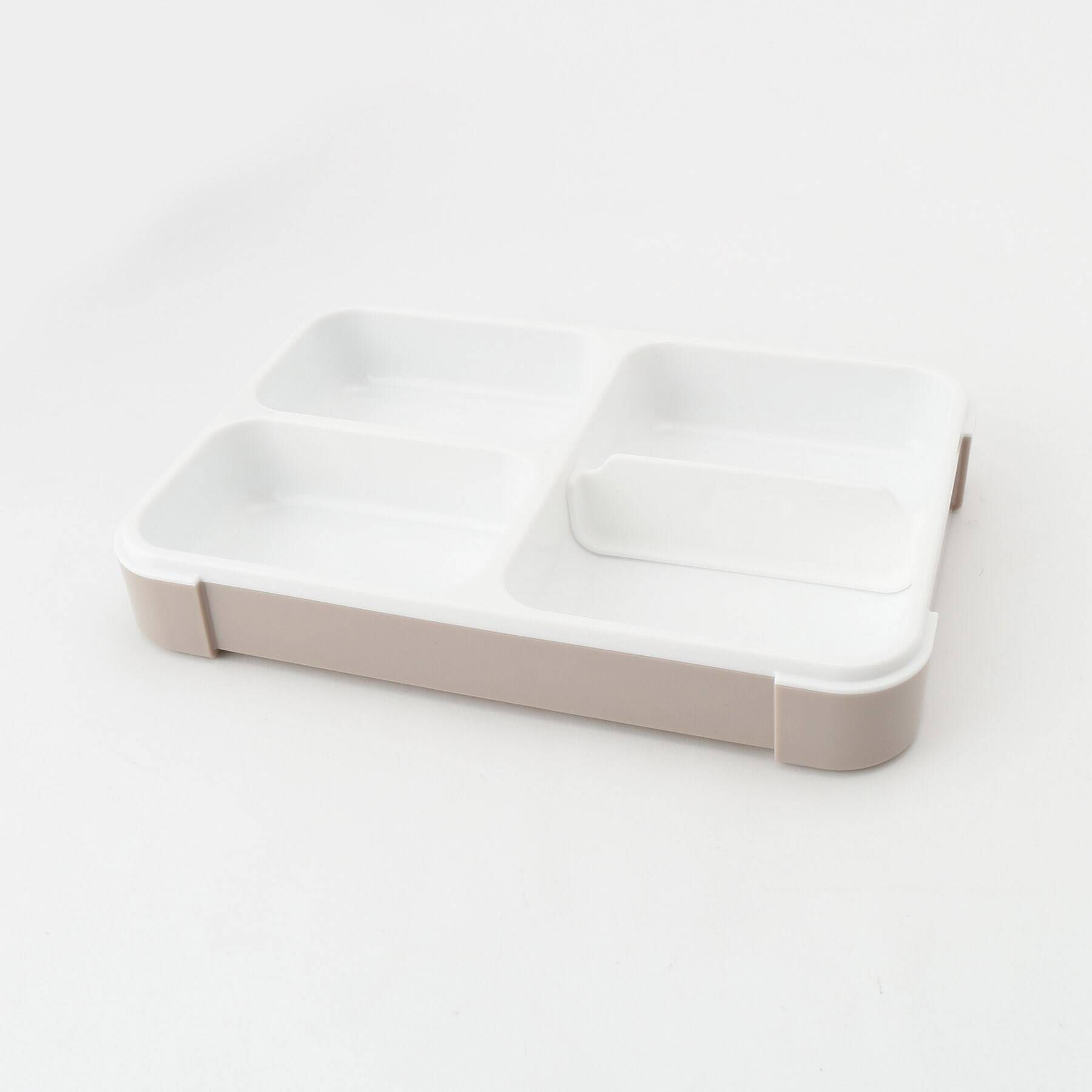 212 KITCHEN STORE「薄型弁当箱 抗菌 フードマン 600ml グレーベージュ」|食器・キッチングッズ|