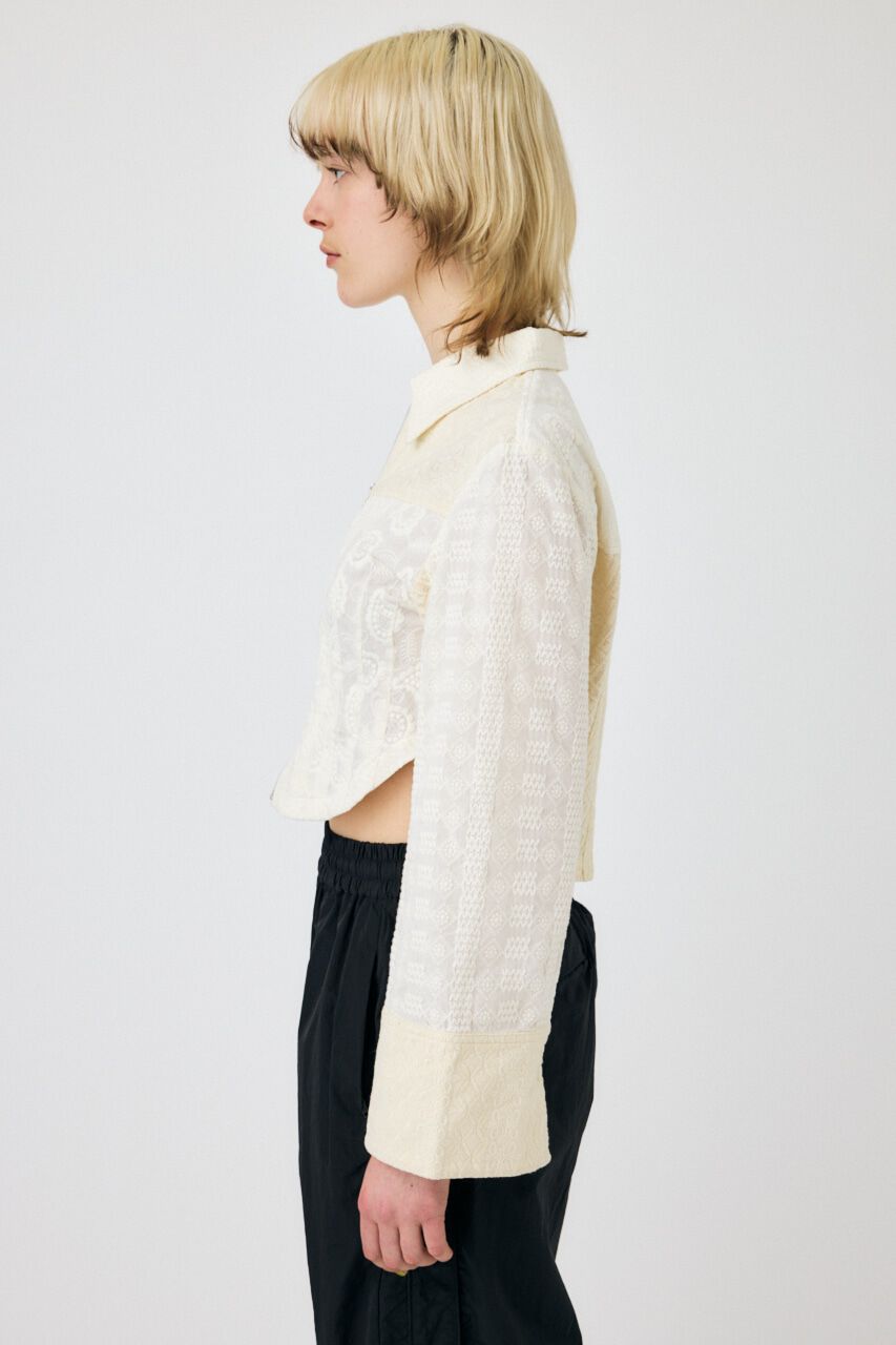 MOUSSY「CORSET LACE シャツ」|シャツ・ブラウス|
