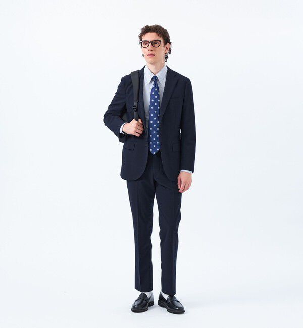 MACKINTOSH PHILOSOPHY「トロッター トラウザーズ#108 ウールサッカー」|スラックス|