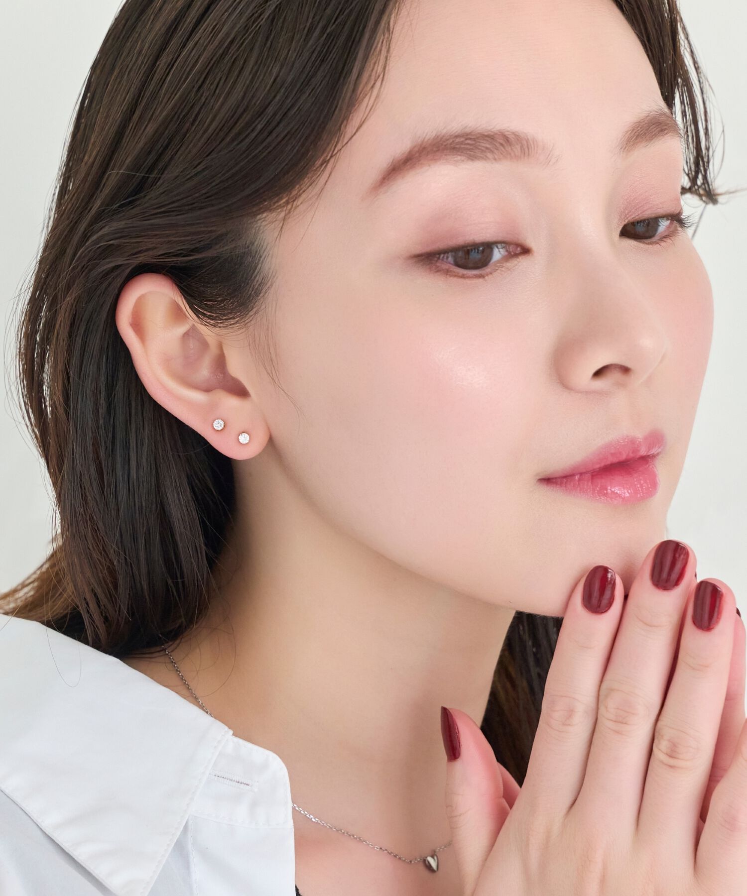 Phoebe「【金属アレルギー対応】6setビジューピアス　ゴールド/サージカルステンレス」|ピアス|