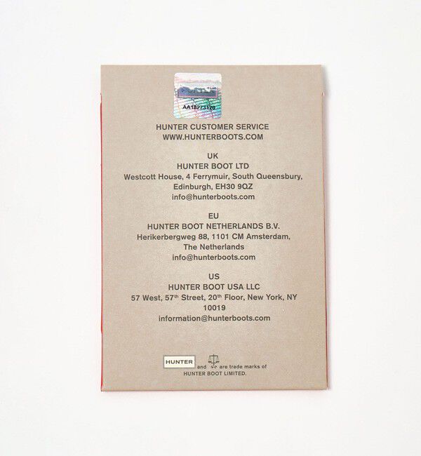 ODETTE E ODILE「＜HUNTER＞ ﾚｲﾝLBT WFT1000RMA」|レインシューズ|